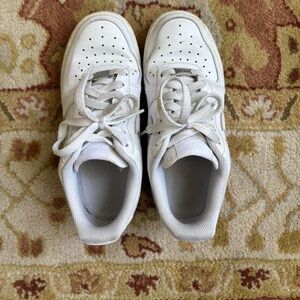 Nike White Lace-Up Sneakers